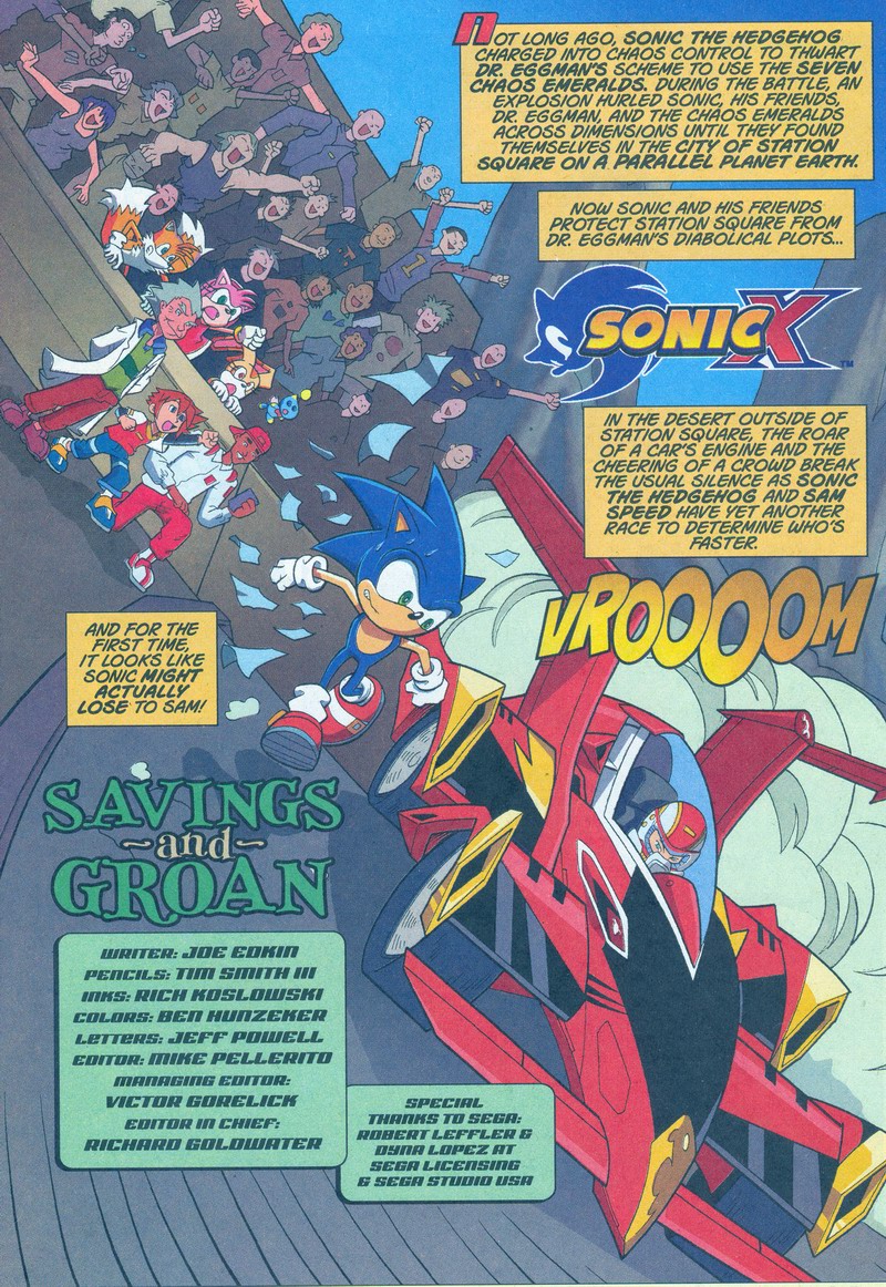 Sonic X - October 2005 Page 01